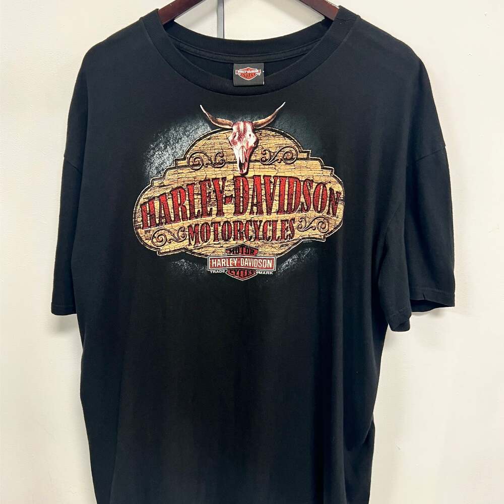 2012 Harley Davidson Union City Tennessee Motorcycles Black  T-Shirt 2x 0120